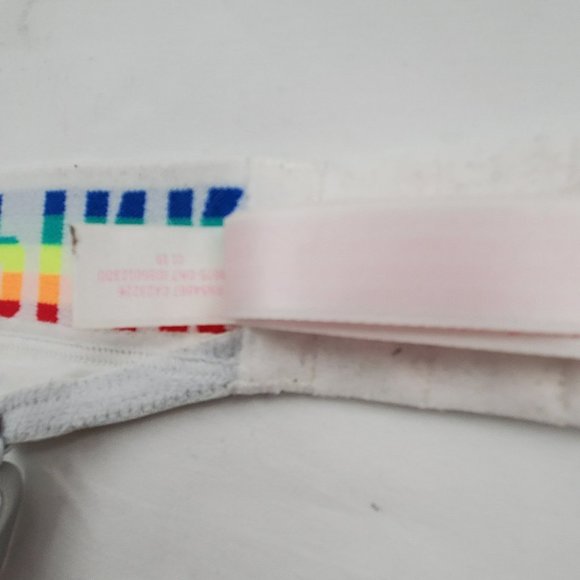 Victoria's Secret Pink Women's Wear Everywhere Push Up Rainbow Bra Size 32DD - Picture 5 of 10